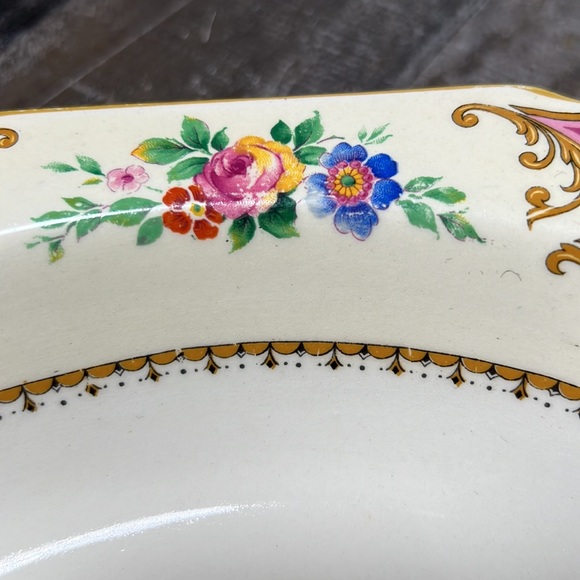 Vintage Oval Vegetable Bowl, Myott, Staffordshire #2592 Made In England - Picture 5 of 7